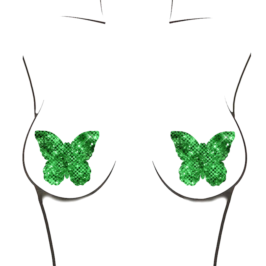Confetti Green Butterfly