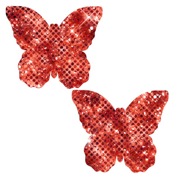 Confetti Red Butterfly